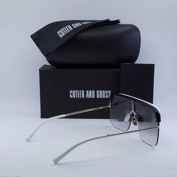 Final Price! Cutler and Gross CG1328S 002 Black White/Grey Sunglasses - Picture 4 of 7